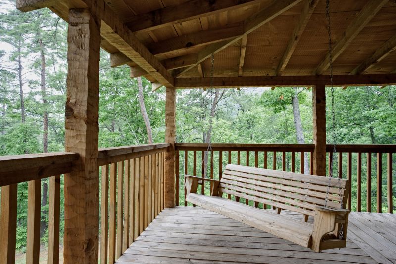 New Porch Swing Installation